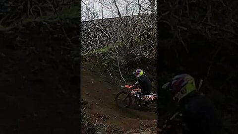 Pro Race uphill at the Yuba River Run Hare Scrambles #short #racing