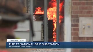 National Grid substation damaged in transformer fire