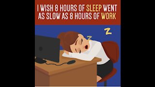 8 hours of sleep vs. 8 hours of work [GMG Originals]