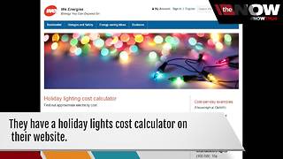 How much are your Christmas lights costing you?