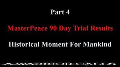 MasterPeace 90-Day Trial Results
