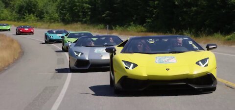 Lamborghini - Giro (Aventador SV, Huracan, Aventador S, Huracan Spyder...)