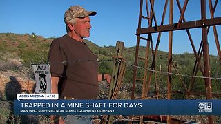 Man trapped in a mine shaft for days speaks out over a year later