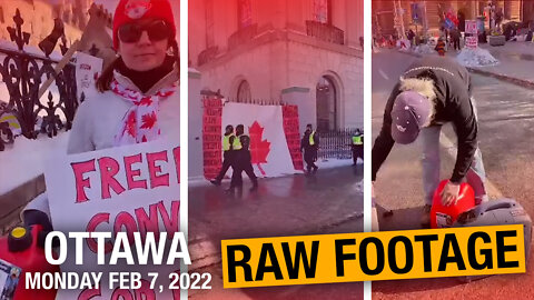 Live at the Ottawa freedom protest: February 7, 2022