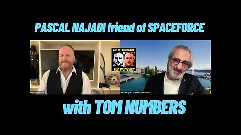 PASCAL NAJADI friend of The SPACEFORCE with TOM NUMBERS