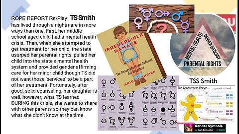 ROPE Report Replay - TS Smith; Pushing Back Against Gender-Affirming Care