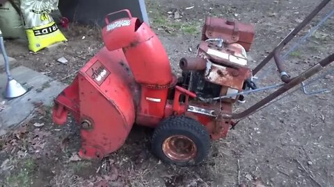 Restoring An Old Ariens Snow Blower I Got Free