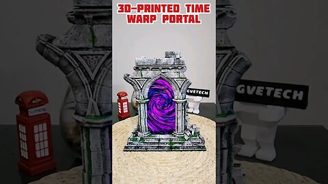 3D-Printed Fantasy Time Warp Portal #shorts #3dprinting #Portal #shortswithcamilla