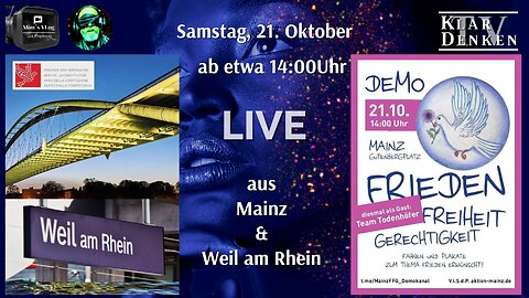 🔴Live aus Mainz und Weil a.Rhein/Basel