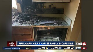Firefighters say smoke detectors saved Naples family