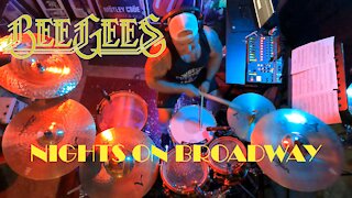 Bee Gee's // Nights On Broadway //Drum Cover // Joey Clark