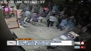 Video shows brawl outside Dixie Roadhouse