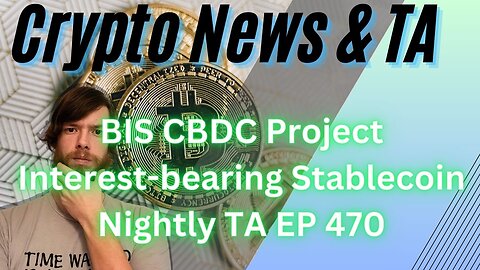 BIS CBDC Project, Interest-bearing Stablecoin, Nightly TA EP 470 1/23/24