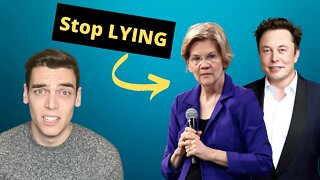 🙄 Elizabeth Warren is Lying About Elon Musk (AGAIN)