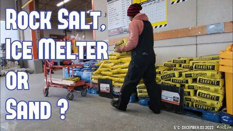 Rock Salt, Ice Melter or Sand ?