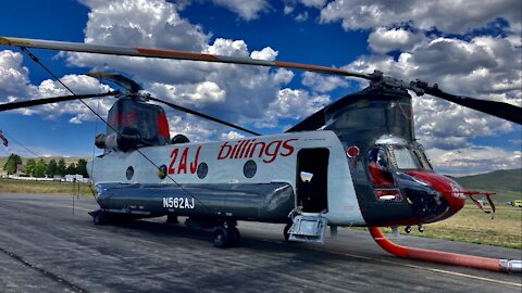 Billings Flying Service CH-47D walk around