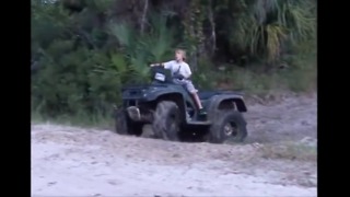 5 year old does insane 4 wheeler tricks on a Foreman 450