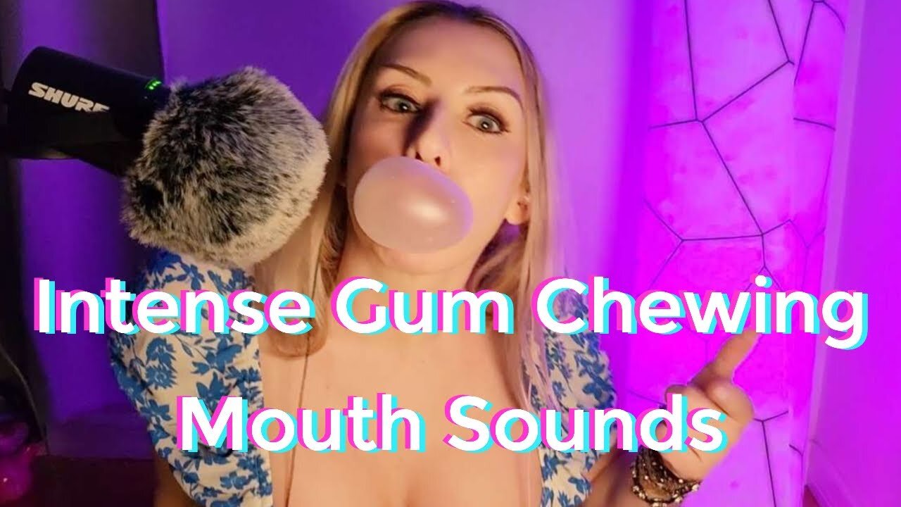 Asmr intense gum 2025 chewing