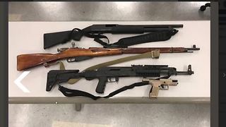 Guns, ammo found during traffic stop in northwest Las Vegas