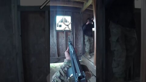 He Really Just Did Parkour in Airsoft | #Shorts