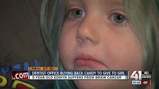 Dentist hosts candy drive for girl with cancer