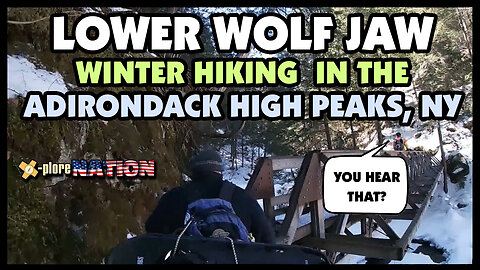 Lower Wolf Jaw (Winter): Adirondack High Peaks, near Lake Placid, NY
