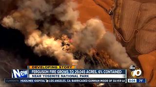 Ferguson fire grows to 29,045 acres, 6% contained