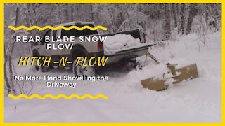 Hitch N Plow! Affordable Snow Plow! Say Goodbye to Hand Shoveling!