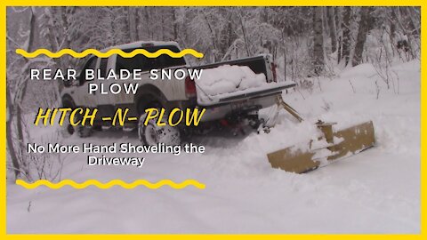 Hitch N Plow! Affordable Snow Plow! Say Goodbye to Hand Shoveling!