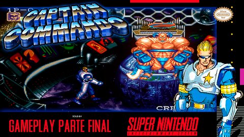 Captain Comando Gameplay Parte FINAL || 720p + 60FPS + Shaders || #snes