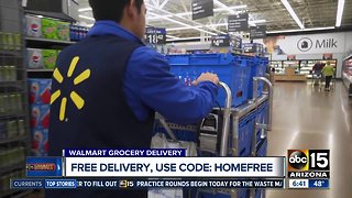 Walmart offering free grocery delivery