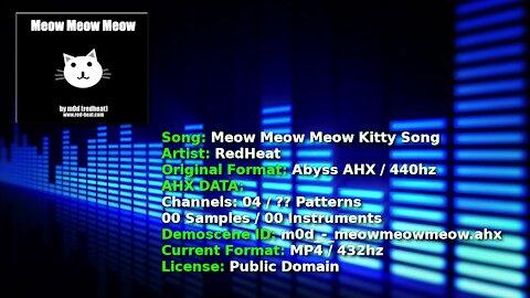 RedHeat - Meow Meow Meow Kitty Song | 432hz [hd 720p]
