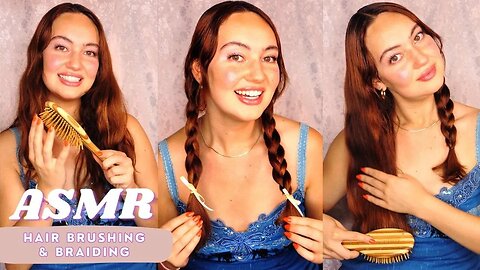 ASMR sensational hair brushing, ultra relaxing layered sounds, extra tingly beautiful soft whispers