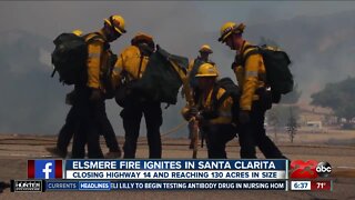 Elsmere Fire ignites in Santa Clarita