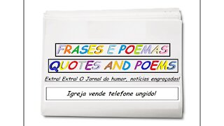 Notícias engraçadas: Igreja vende telefone ungido! [Frases e Poemas]