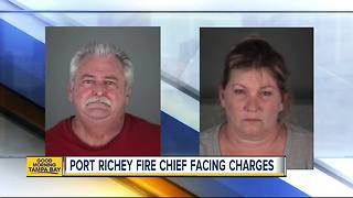 Port Richey fire chief, wife arrested after motorcycle crash & altercation