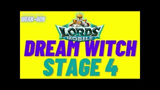 Lords Mobile: Limited Challenge: Dream Witch - Stage 4