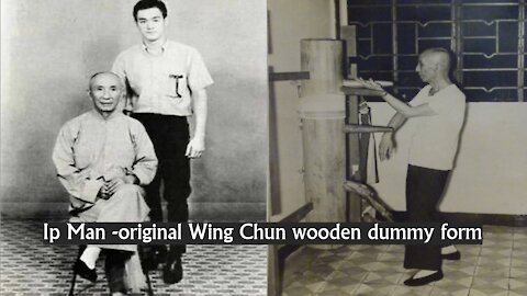 Ip Man -original Wing Chun wooden dummy forme