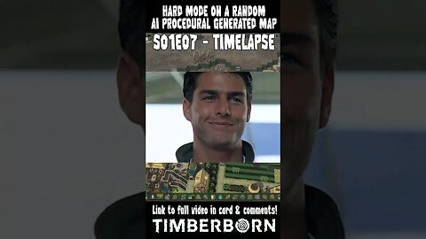 Maverick approved! #Timberborn build timelapse on an AI procedural generated map! Hard mode S01E07 🦫