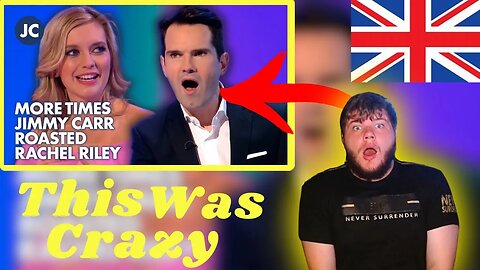 Americans First Time Ever Seeing | Jimmy Carr Roasting Rachel Riley! - 8 Out of 10 Cats