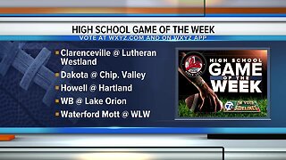 Voting open for WXYZ Game of the Week (2019 Week 5)