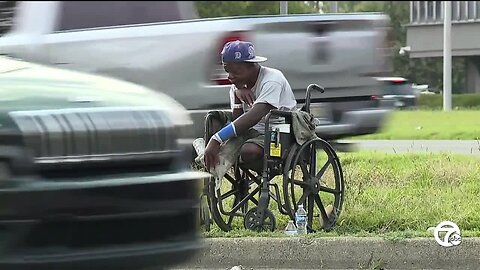 Detroit panhandler in wheelchair shot in 'unprovoked' attack