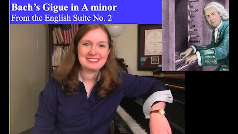 Bach Gigue in A minor (from English Suite No. 2 )