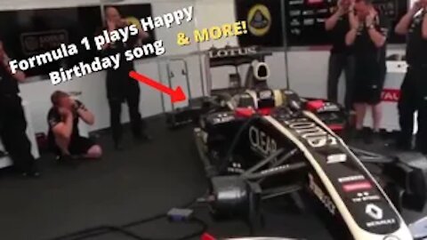 This Formula 1 Can Play The Happy Birthday Song