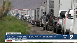 Walnut Fire near Benson triggers evacuations, shuts down I-10