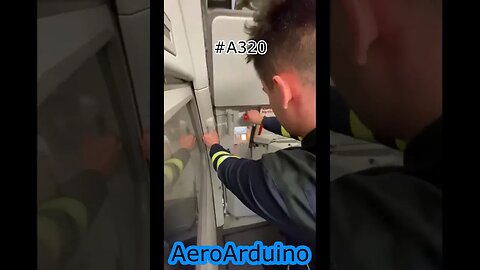 Watch How To Open #A320 Door Escape Slide Shoot #Aviation #Fly #AeroArduino