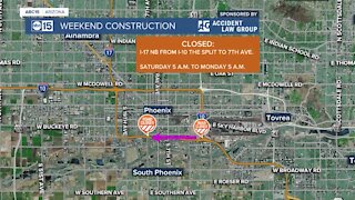 Weekend construction projects in the Valley this weekend