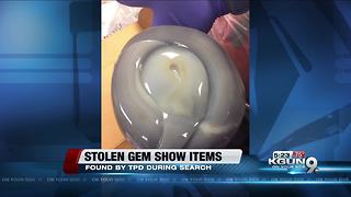Police recover items stolen from Tucson Gem Show