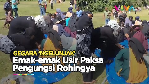 Warga Aceh Robohkan Tenda Penampungan Rohingya Gegara 'Ngelunjak'