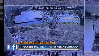 City of Tampa responds to complaints about trucks cutting through neighborhood